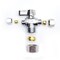 Thrifco Plumbing 5/8 Inch Comp x 3/8 Inch Comp x 1/4 Inch Comp Quarter Turn Brass  Angle Stop Valve 4406486 - alternate 2